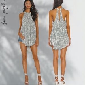 Free People Tunic Ivory Combo Medium